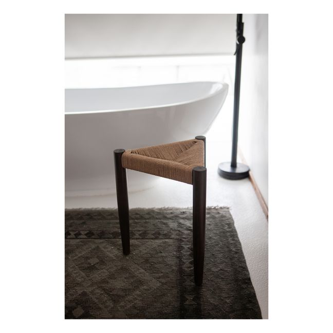 Tabouret Dewi | Bois foncé