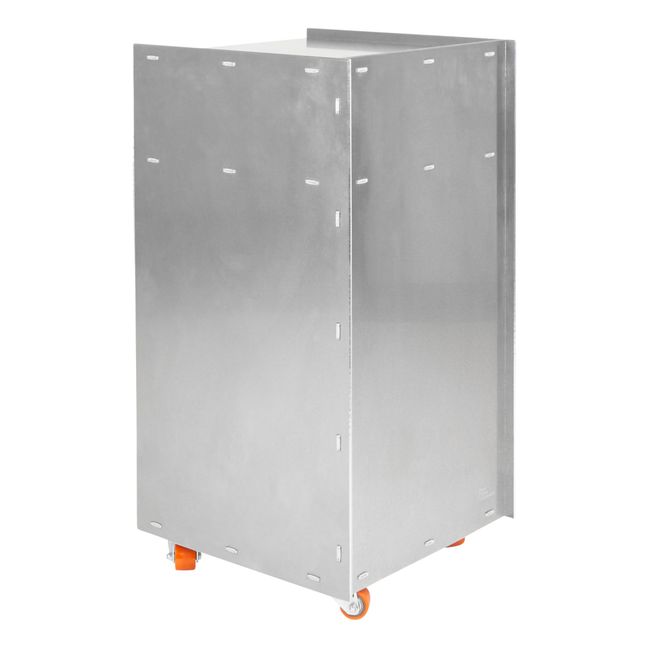 Beistelltisch Rivet box aus Aluminium