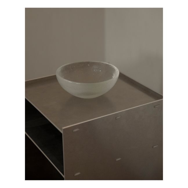 Table d'appoint Rivet box en aluminium