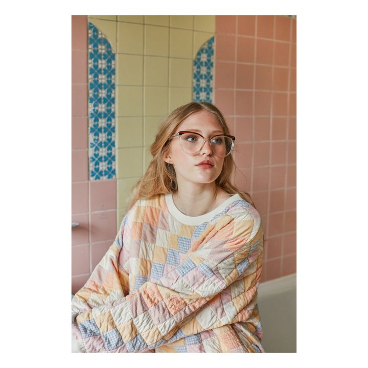 Patchwork Sweatshirt - Women’s Collection  | Yellow- Product image n°1