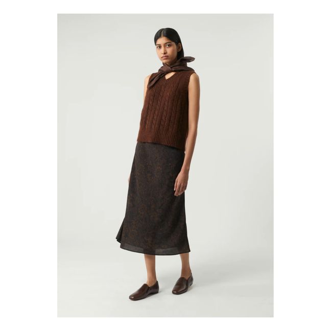Falda Fever estampada | Negro