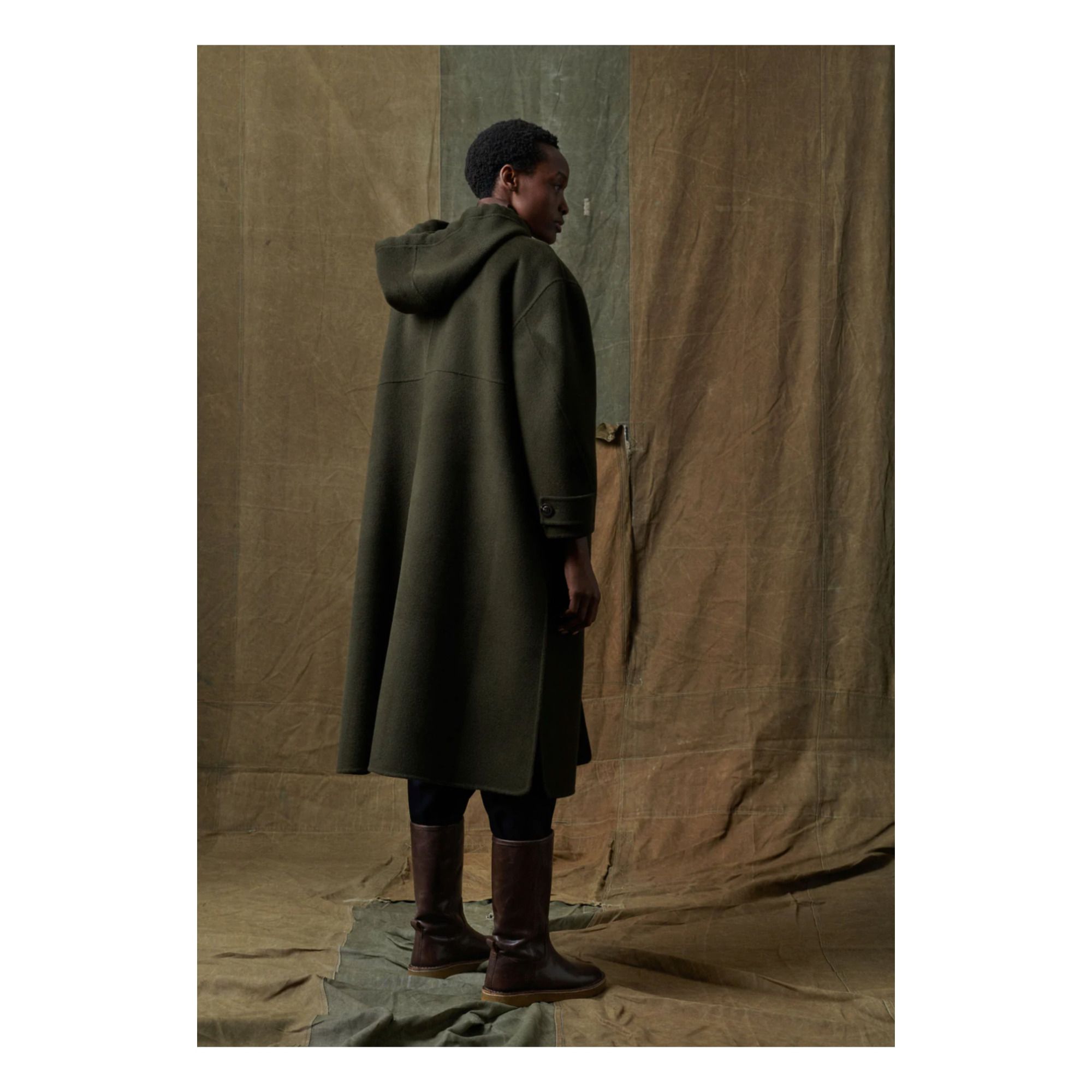 Soeur - Raoul Double Sided Woollen Coat - Khaki | Smallable