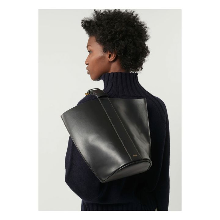 Saul Mini Leather Bag Nero- Immagine del prodotto n°3
