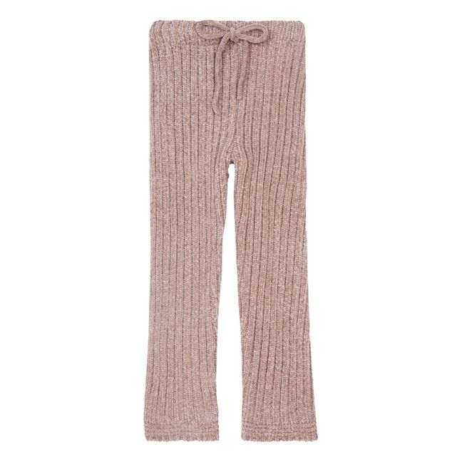 Knitted Trousers Marrón
