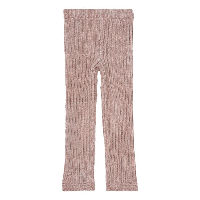 Knitted Trousers Marrón