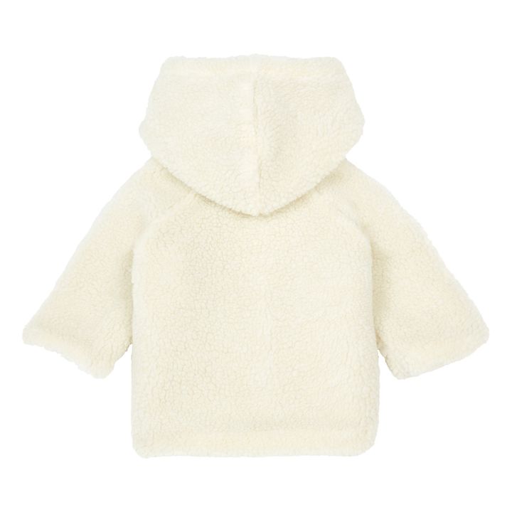 Faux Fur Baby Coat | Ecru- Product image n°1