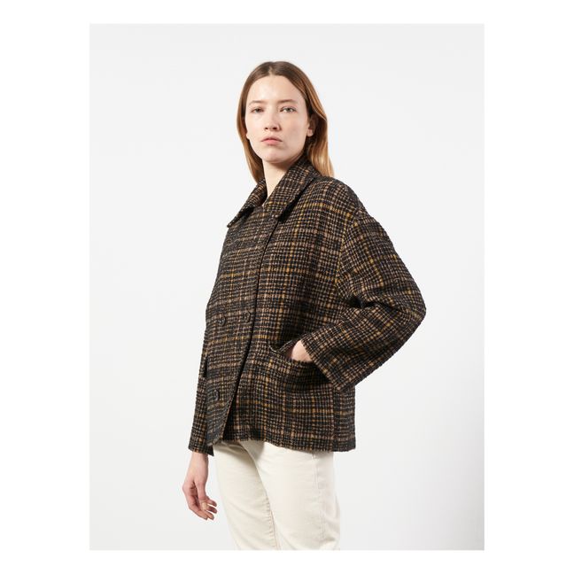 Vienne Checked Jacket - Women’s Collection - Brown
