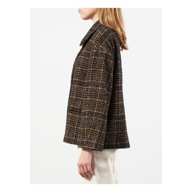 Vienne Checked Jacket - Women’s Collection - Marrone