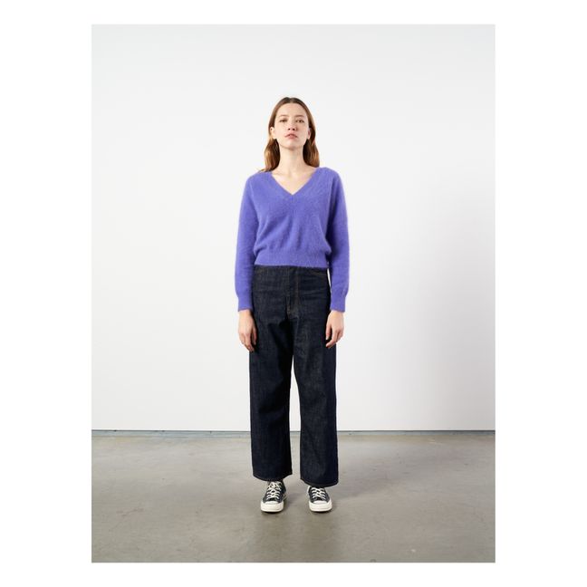 Datev Angora Jumper - Women’s Collection  | Purple