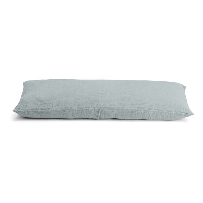 Kissen aus Bio-Baumwolljacquard | Waldgrün