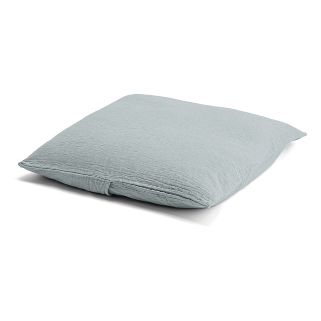 Kissen aus Bio-Baumwolljacquard | Waldgrün