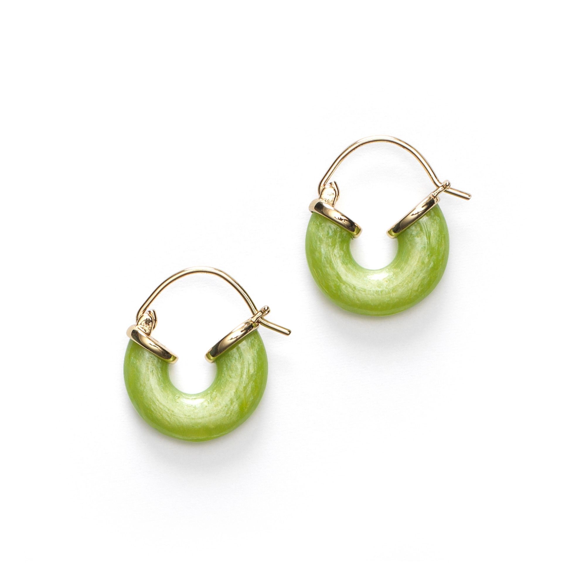 Small Swell Earrings | Green- Product image n°0