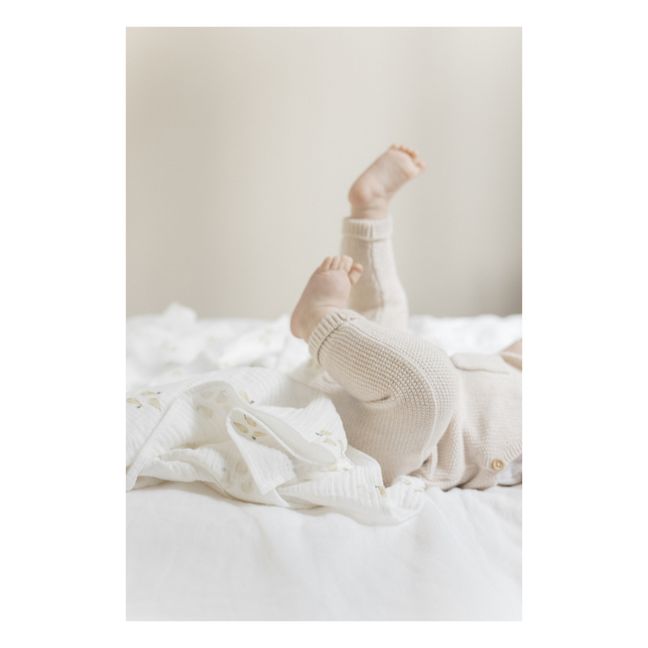 Lange d'emmailottage en coton bio 120x120 cm | Pear
