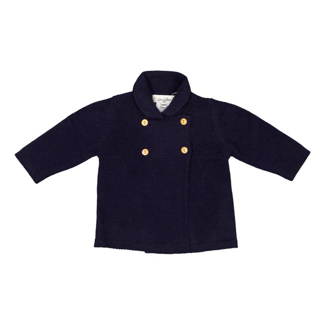 Violette Cashmere Coat | Azul Marino