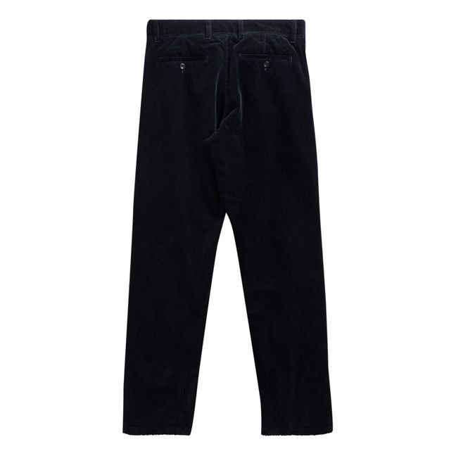 Aros Corduroy Cotton Chino Pants | Blu marino