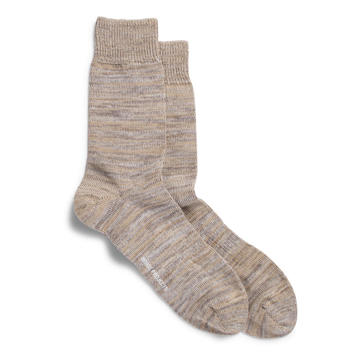 Bjarki Blend Socks | Beige chiné- Imagen del producto n°0