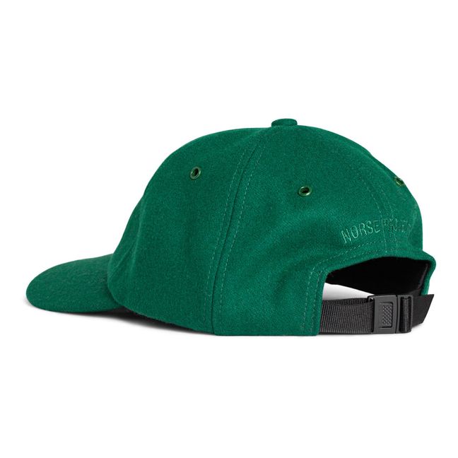 Wool Sports Cap | Verde