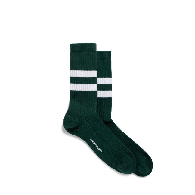 Bjarki Sports Socks | Verde Oscuro
