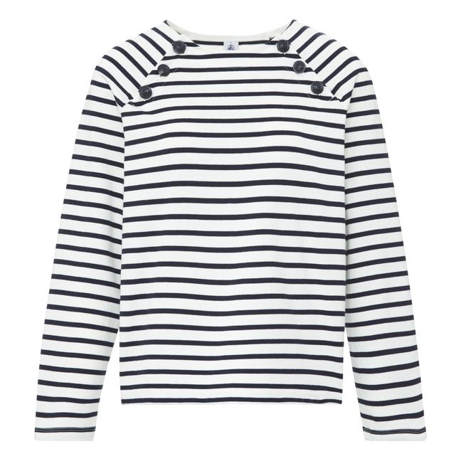 Caby Striped Jersey T-shirt - Women’s Collection  | Blanco