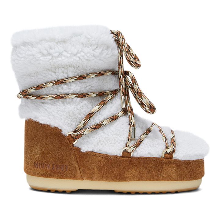 Low Shearling Light Moon Boots | Ecru- Product image n°0
