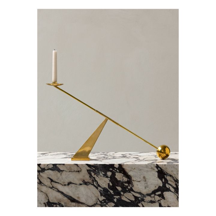 Interconnect Candleholder | Brass- Product image n°4