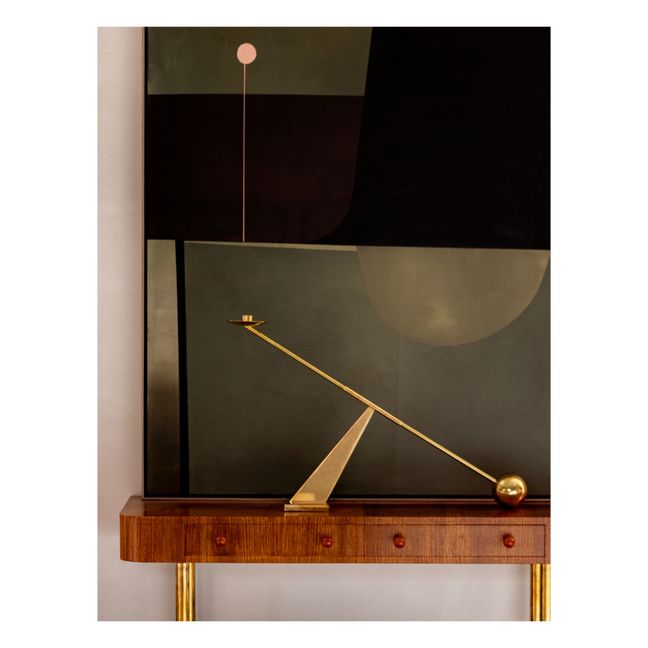 Portacandela Interconnect | Ottone