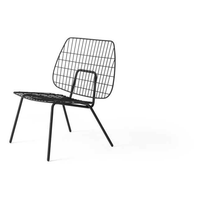 Silla de exterior String | Negro