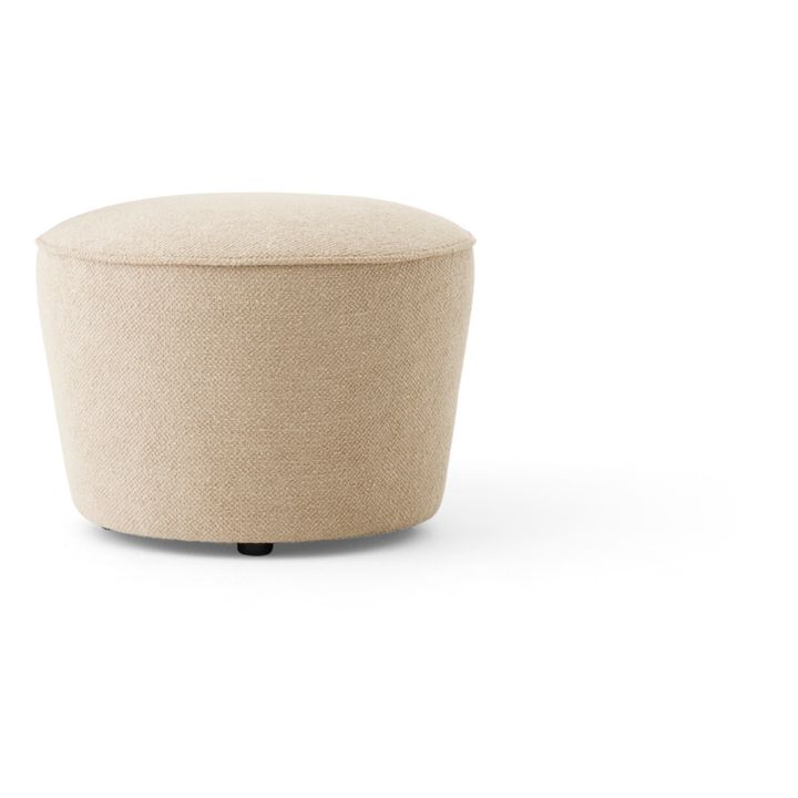 Cairn Bouclé Pouffe | Beige- Immagine del prodotto n°0