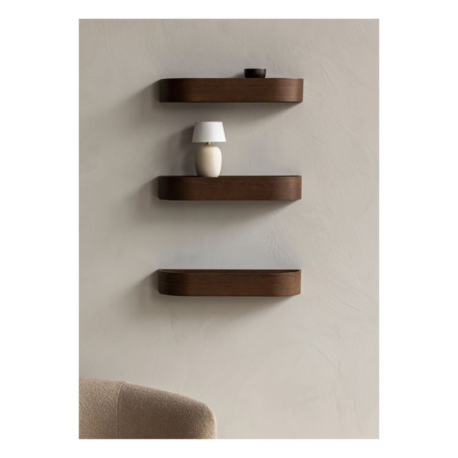 Estantería de madera Epoch | Roble oscuro