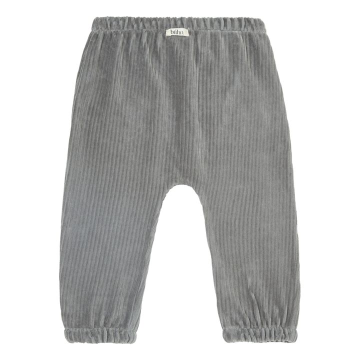 Corduroy Harem Pants | Grey- Product image n°1