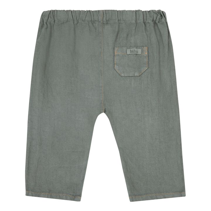 Winter Linen Harem Pants | Grey- Product image n°1