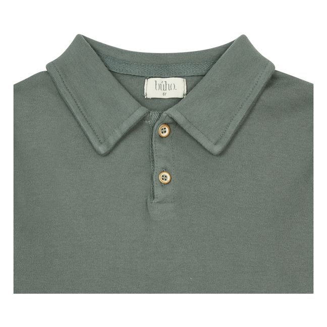Fall Organic Cotton Polo Shirt Grey