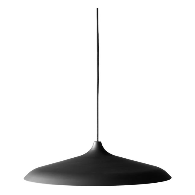 Circular Metal Pendant Lamp Black