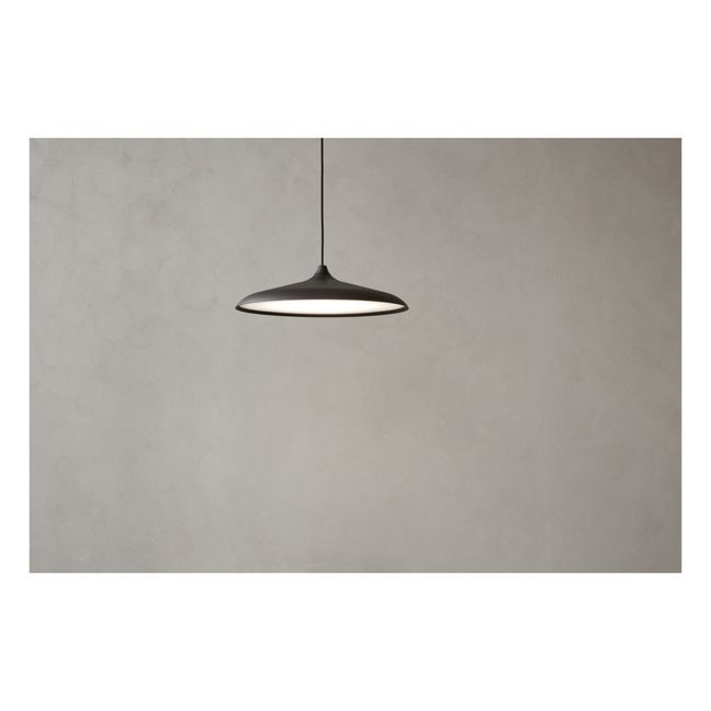 Circular Metal Pendant Lamp | Black