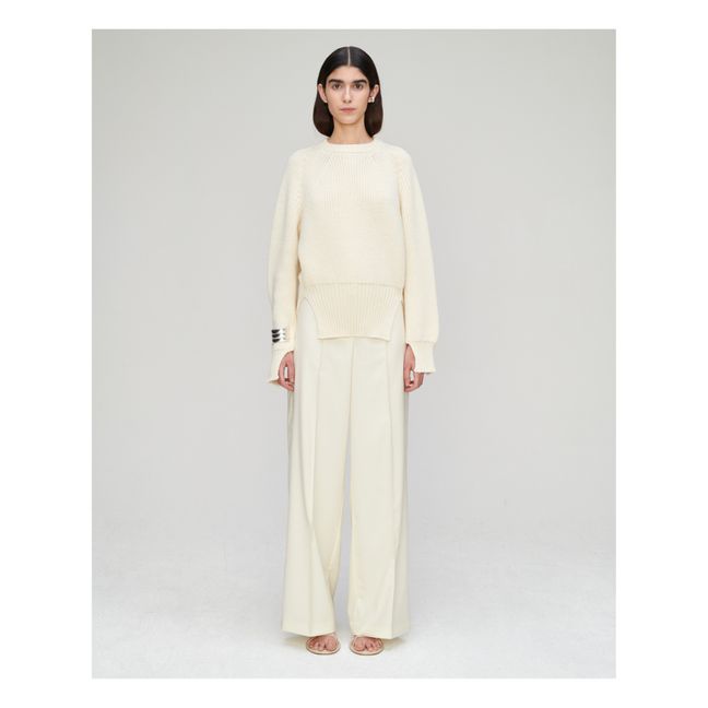 Cato Woollen Jumper | Bianco
