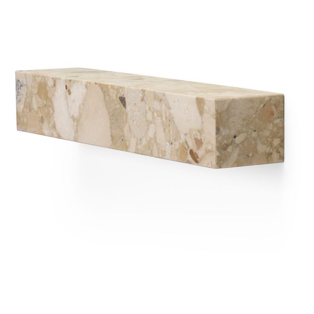 Etagère Plinth en marbre de breccia | Beige