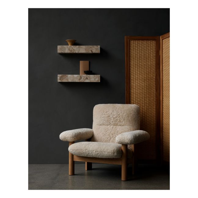 Etagère Plinth en marbre de breccia | Beige
