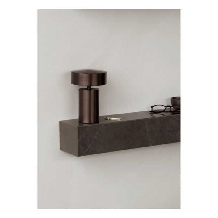 Plinth Breccia Marble Shelf | Braun- Produktbild Nr. 4