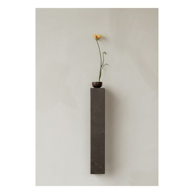 Etagère Plinth en marbre de breccia | Marron