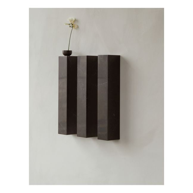 Plinth Breccia Marble Shelf | Brown