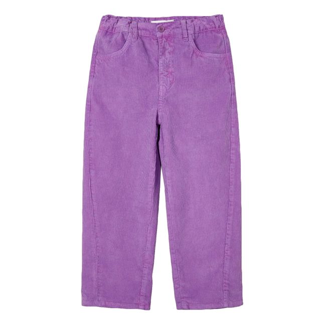 Pantalon Coton Bio | Violet