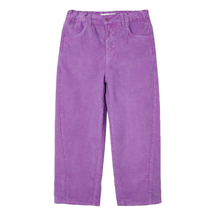 Organic Cotton Trousers | Purple- Product image n°0