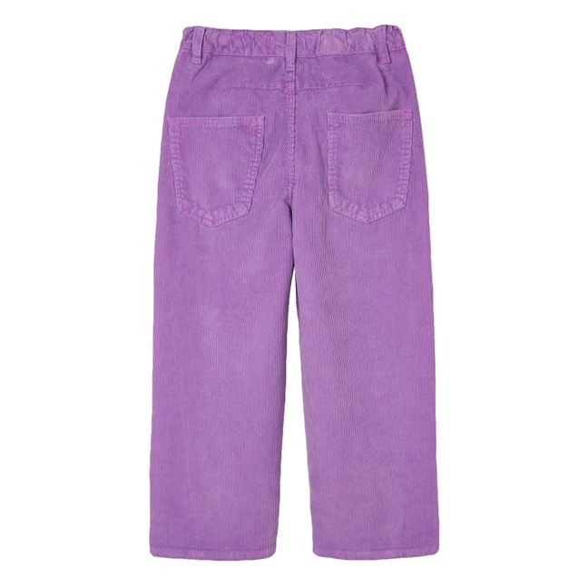 Pantalon Coton Bio | Violet