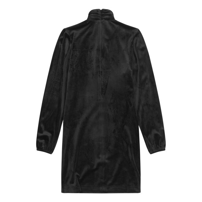 Robe Francine Velours | Noir