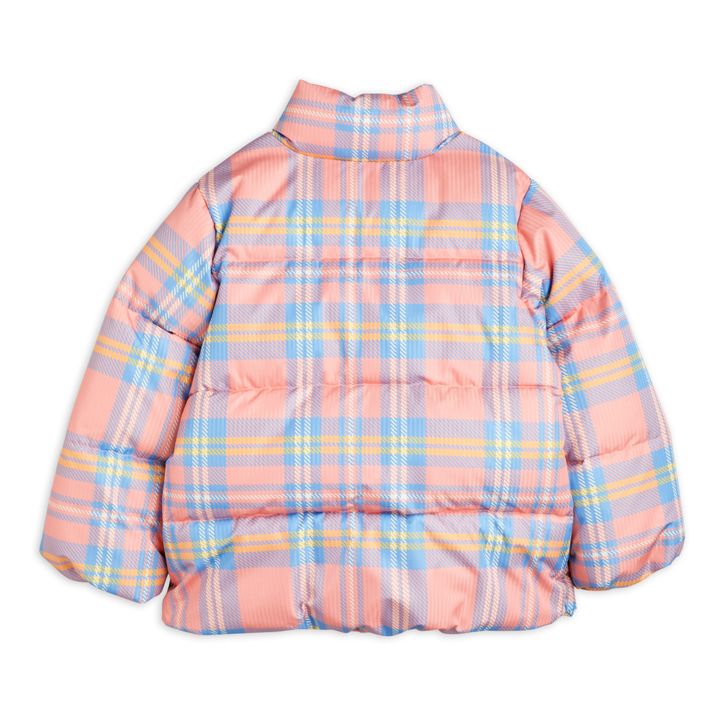 Recycled Polyester Checked Puffer Jacket Rosa- Imagen del producto n°4