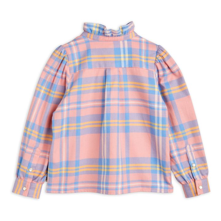 Recycled Polyester Checked Blouse Rosa- Imagen del producto n°3