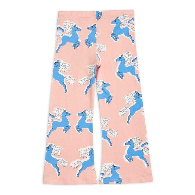 Organic Cotton Horse Flared Trousers | Rosa
