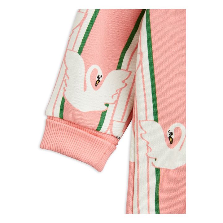 Organic Cotton Swan Jumpsuit Rosa- Imagen del producto n°2