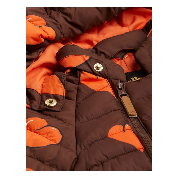 Recycled Polyester Heart Baby Snowsuit Marrón- Imagen del producto n°3