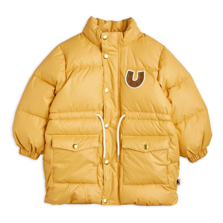 Recycled Polyester Puffer Jacket Beige- Imagen del producto n°2